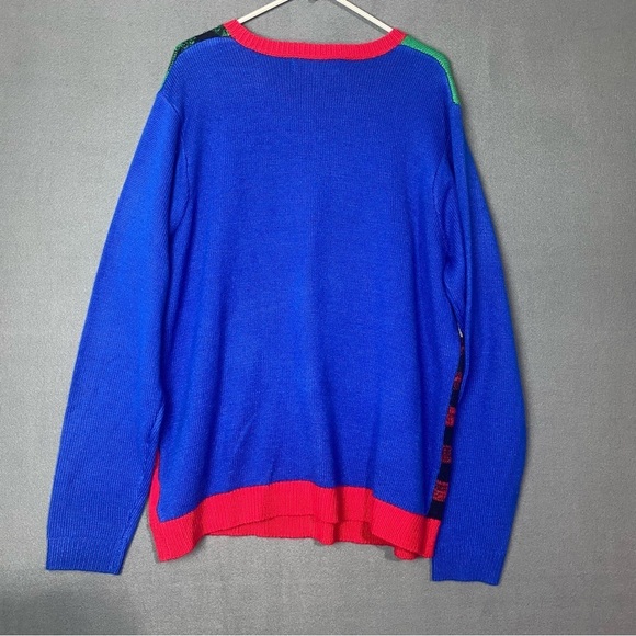 Jolly sweater ugly Christmas sweater multicolor present size XL gold - Picture 9 of 9